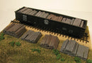 Monroe Models HO 2108 Used Wood Railroad Tie Stacks