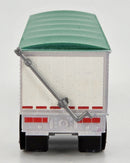 HO Logistics Replicas HO 466 39' Covered Grain Trailer , Green Tarp