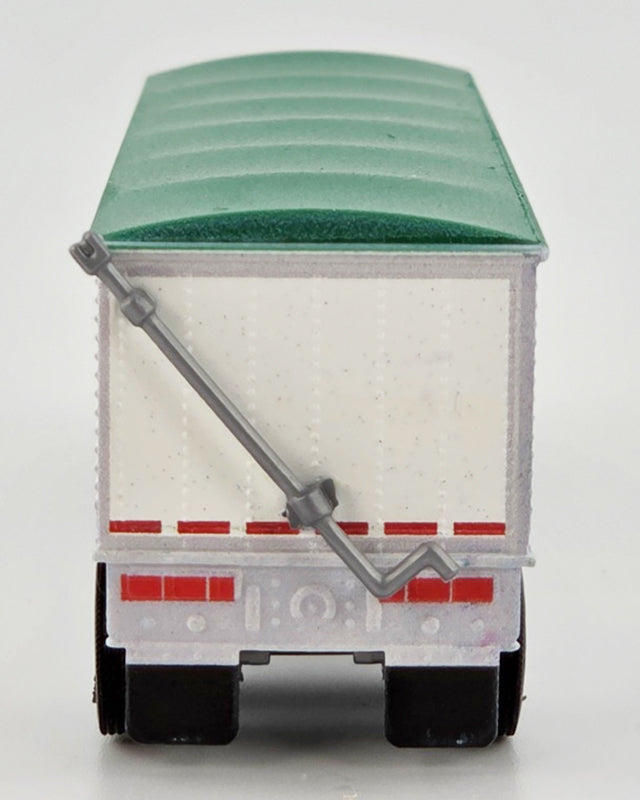 PREORDER HO Logistics Replicas HO 466 39' Covered Grain Trailer , Green Tarp