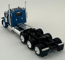 HO Logistics Replicas HO 589062 Peterbilt 589 Tractor 3-Axel Day Cab, Blue Metallic