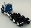 HO Logistics Replicas HO 589062 Peterbilt 589 Tractor 3-Axel Day Cab, Blue Metallic