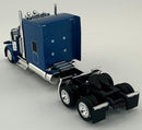 HO Logistics Replicas HO 589065 Peterbilt 589 Tractor with Stand Up Sleeper, Blue Metallic