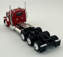 HO Logistics Replicas HO 589082 Peterbilt 589 Tractor 3-Axel Day Cab, Red