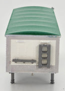 HO Logistics Replicas HO 466 39' Covered Grain Trailer , Green Tarp