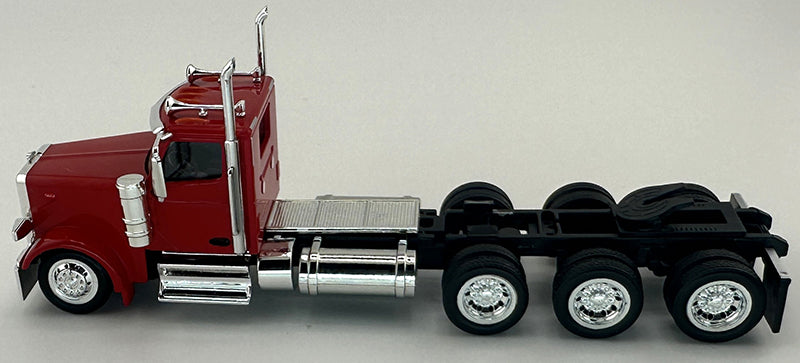 PREORDER HO Logistics Replicas HO 589082 Peterbilt 589 Tractor 3-Axel Day Cab, Red