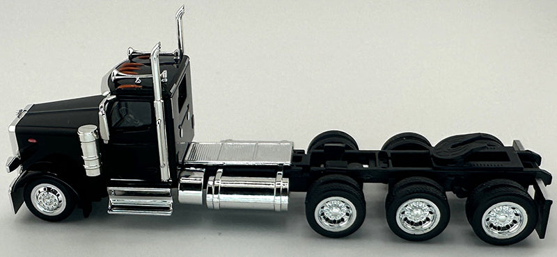 PREORDER HO Logistics Replicas HO 589092 Peterbilt 589 Tractor 3-Axel Day Cab, Black