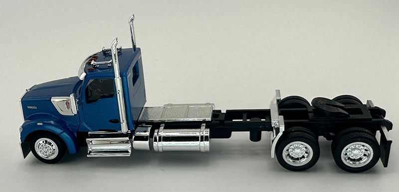 PREORDER HO Logistics Replicas HO 990061 Kenworth W990 Tractor 2-Axel Cab, Blue Metallic