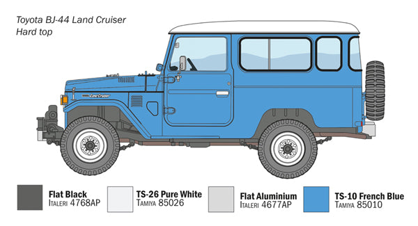 Italeri 3630 - SCALE 1 : 24 Toyota BJ44 Land Cruiser