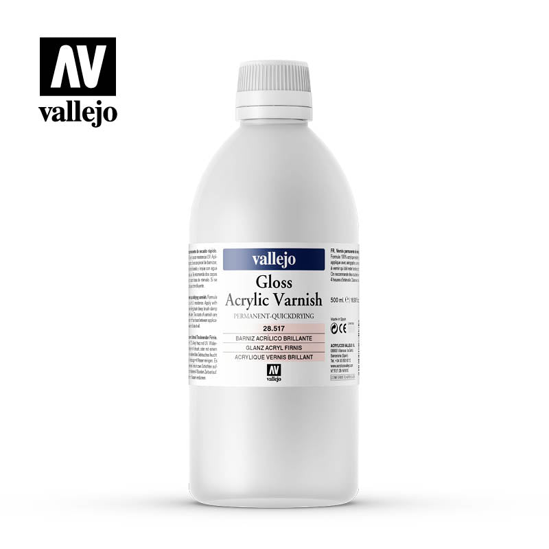 Vallejo 26517 Permanent Gloss Varnish 60ml 6/bx