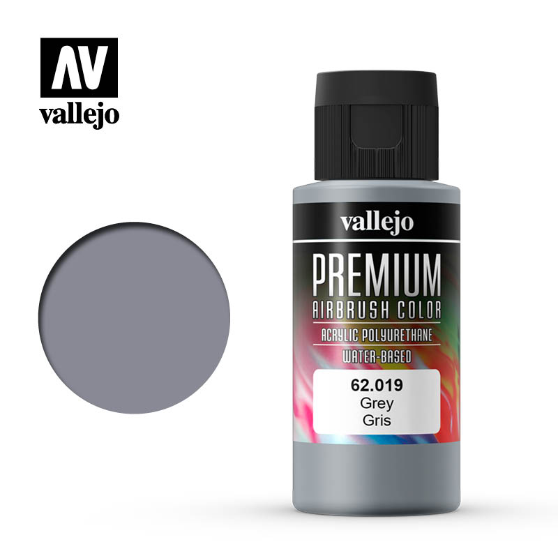 Vallejo 62019 Premium Color Grey 60ml 1pc