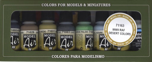 Vallejo 71163 Model Air RAF WW2 Desert Colors Set