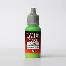 Vallejo 72032 Game Color Scorpy Green 6pk