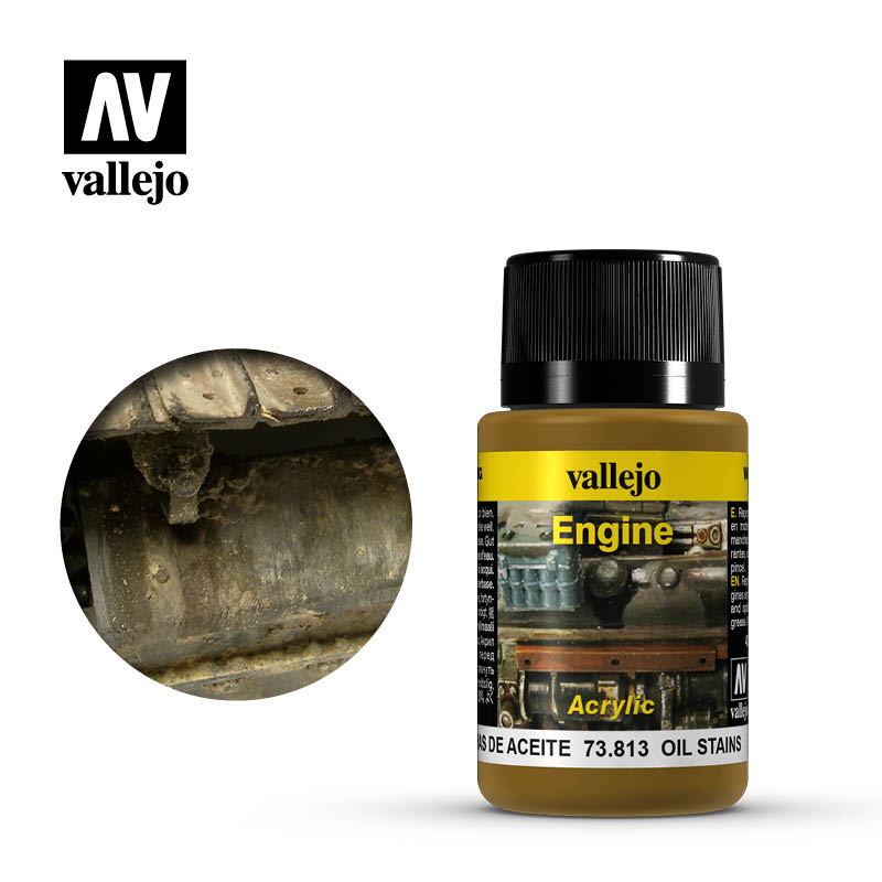 Vallejo 73813 Oil Stains 40ml 6p