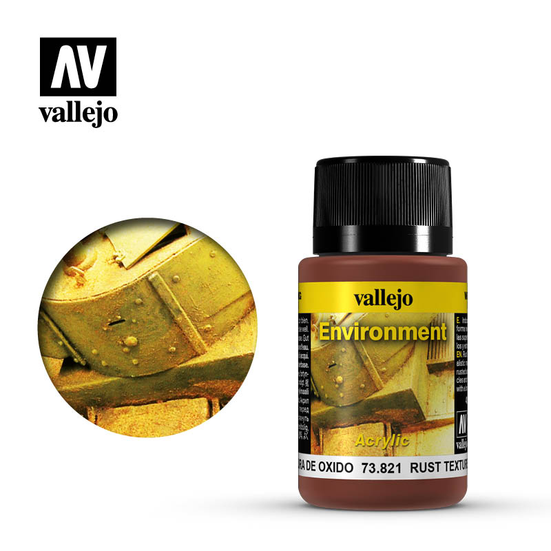 Vallejo 73821 Rust Texture 40ml 6p