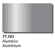 Vallejo 77701 Metallic Aluminium 6p