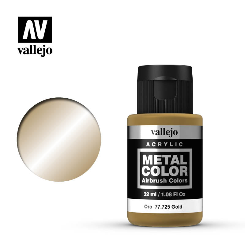 Vallejo 77725 Metallic Gold 6p