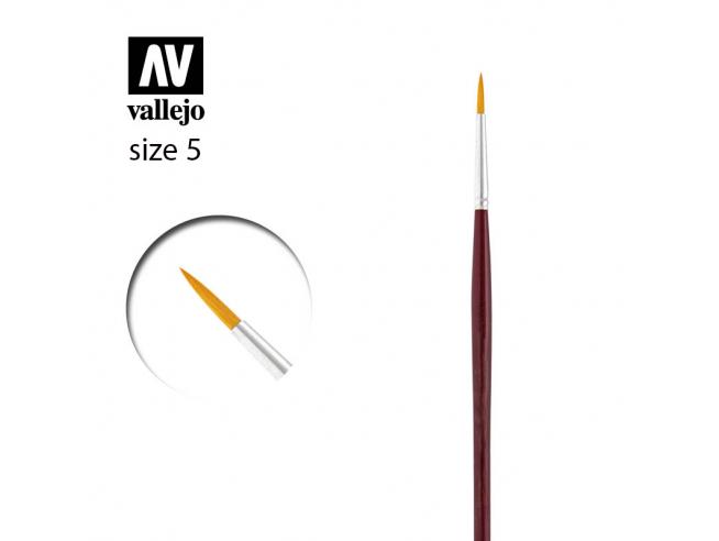 Vallejo Acrylic Paints P54005 Round Toray Brush
