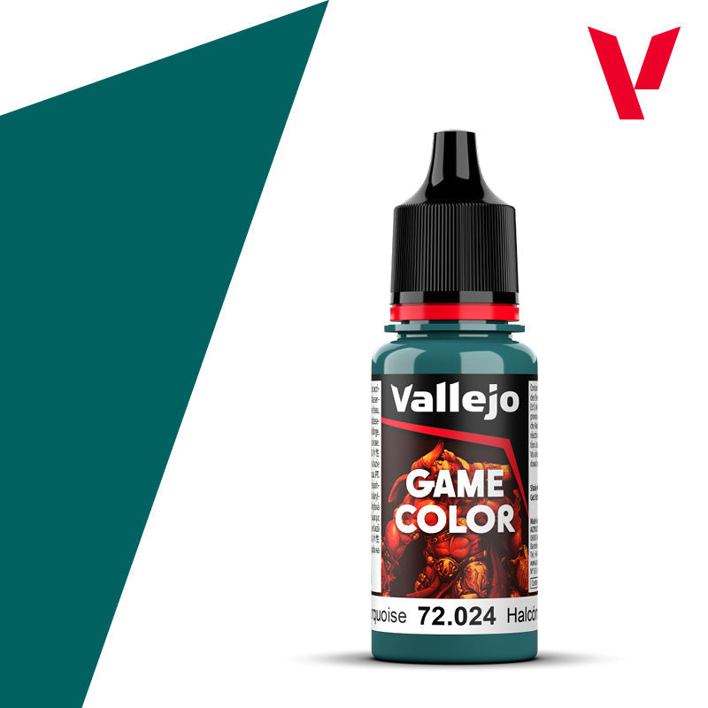Vallejo Acrylic Paints 72024 Game Color Paint, Turquoise (18ml)