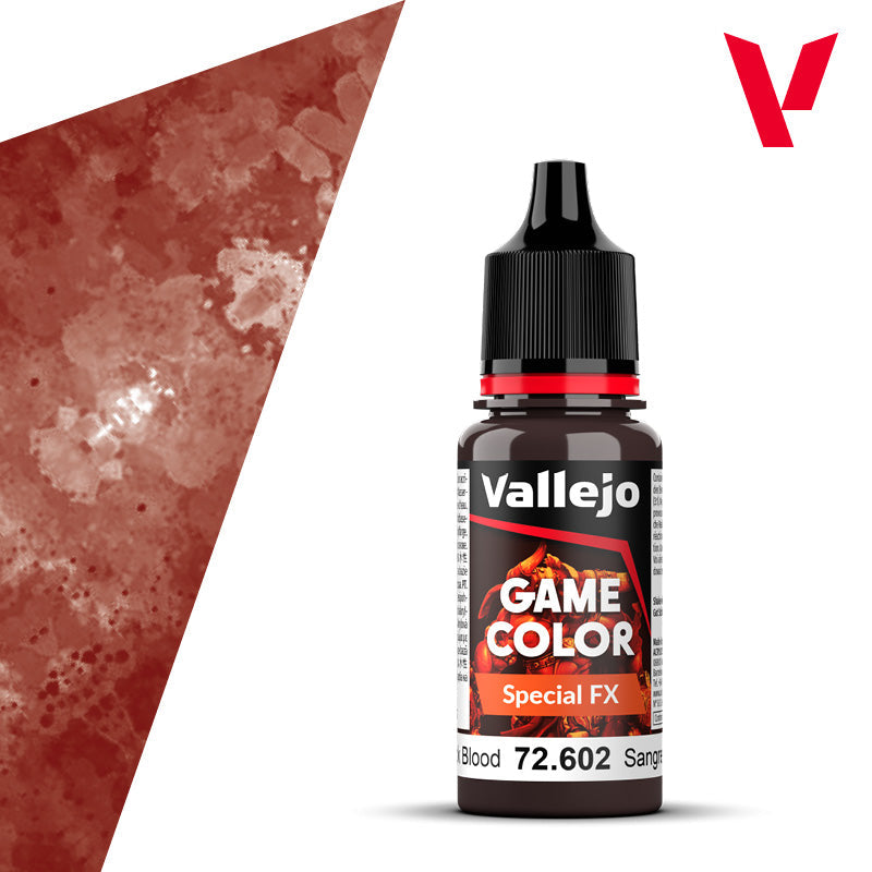 Vallejo Acrylic Paints 72602 Game Color Paint, Special FX Thick Blood (18ml)