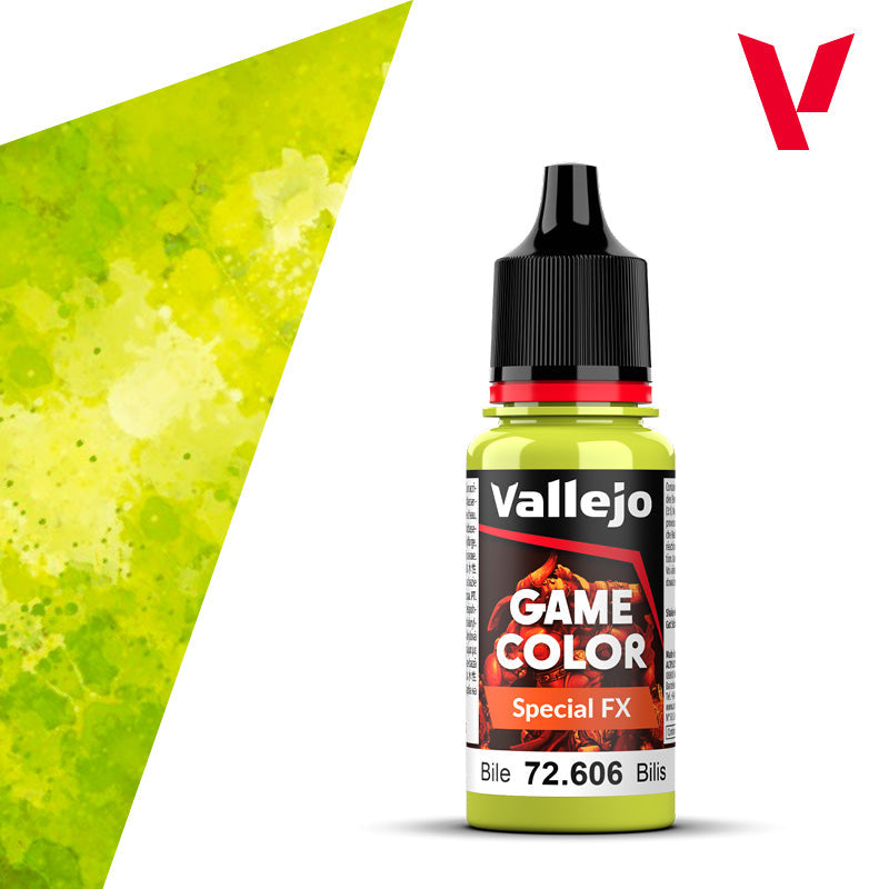 Vallejo Acrylic Paints 72606 Game Color Paint, Special FX Bile (18ml)