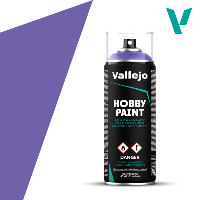 Vallejo Acrylic Paints 28025 Aerosol Spray Paint, Alien Purple (400ml)