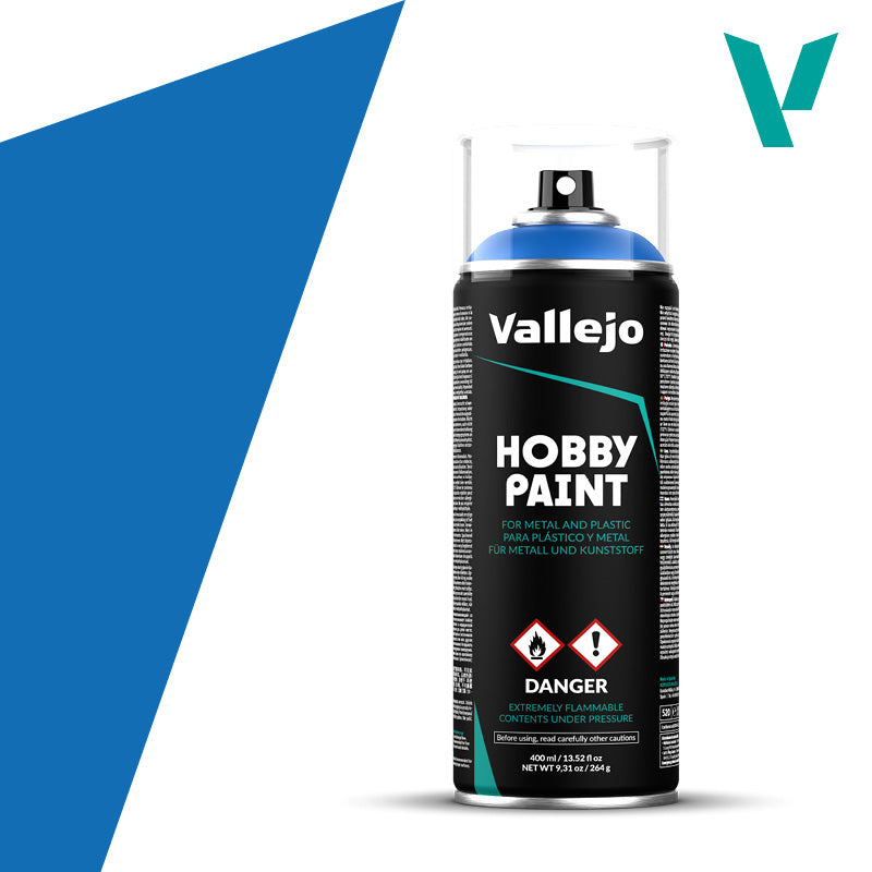Vallejo Acrylic Paints 28030 Aerosol Spray Paint, Magic Blue (400ml)