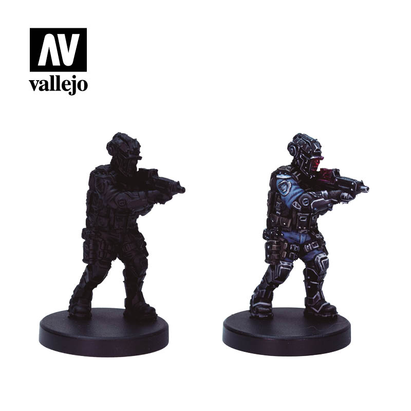 Vallejo Acrylic Paints 72.308 Cyberpunk Lawmen PAINT SET