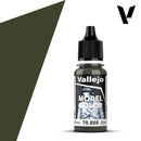 Vallejo Acrylic Paints 70888 OLIVE GREY MATTE 17ML