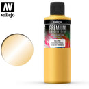 Vallejo Acrylic Paints 63042 Premium Color, Metallic Yellow (200ml)