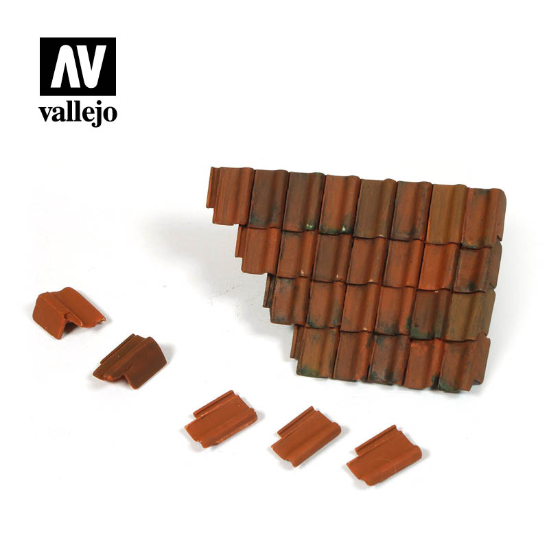 Vallejo Acrylic Paints SC230 Damaged Roof Section/Tile