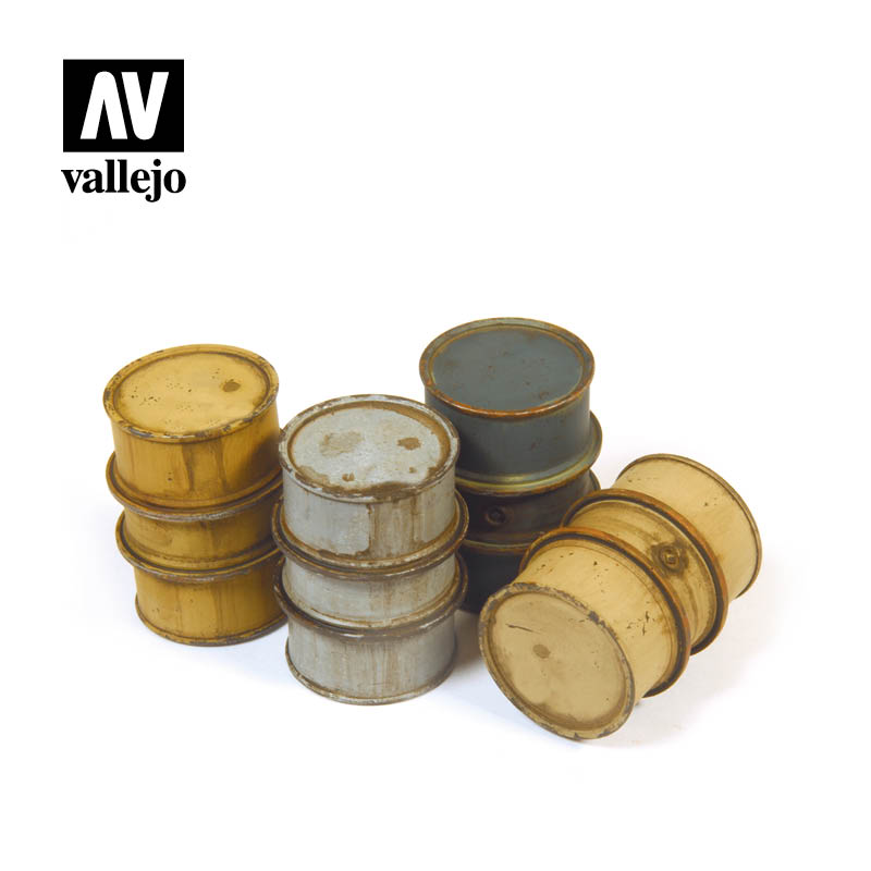 Vallejo Acrylic Paints SC201 German Fuel Drums