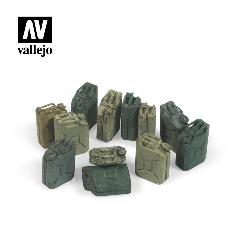 Vallejo Acrylic Paints SC207 German Jerrycan Set