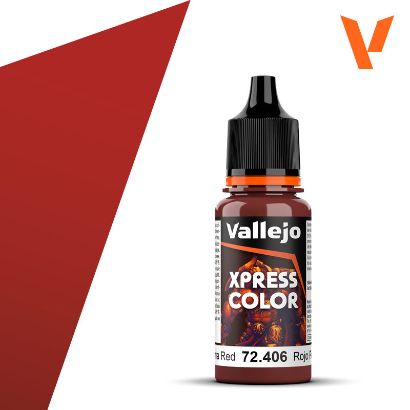 Vallejo Acrylic Paints 72406 Xpress Color Paint, Plasma Red (18ml)