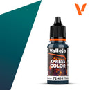 Vallejo Acrylic Paints 72414 Xpress Color Paint, Caribbean Turquoise (18ml)