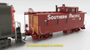 PREORDER Rapido 162013 HO SP C-40-3 Steel Caboose: SP - Gothic Large w/ roofwalk: