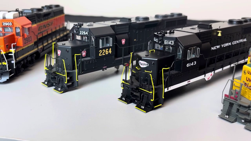 BLI 8225 EMD GP35, NYC 6143, Black w/ White, No-Sound / DCC-Ready, HO