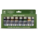 Vallejo Acrylic Paints 70108 Panzer Colors Paint Set (8-Pack)