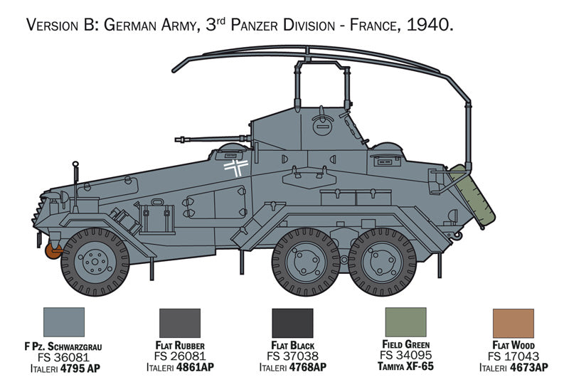 Italeri 6433 - SCALE 1 : 35 Sd. Kfz. 232 6 Rad.