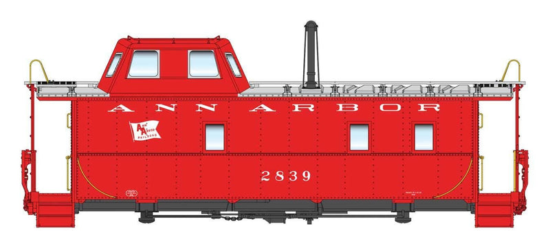 PREORDER Walthers Proto HO 920-103601 Wabash Streamlined Caboose, Ann Arbor