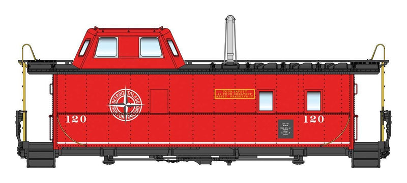 PREORDER Walthers Proto HO 920-103605 Wabash Streamlined Caboose, Detroit Toledo & Ironton