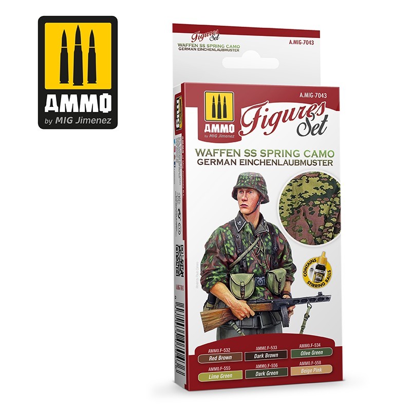 Ammo Mig 7043 WAFFEN SS GERMAN EIN SET
