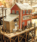 Bar Mills Scale Model Works HO 0922 Waterfront Willy's/Trackside Jack's Kit, 6 x 3-1/2" 15.2 x 8.9cm