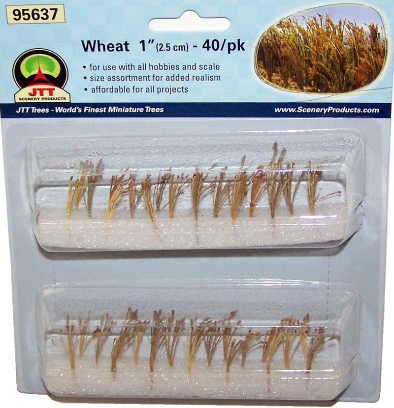 JTT Scenery Products HO 95637 Wheat, 1" (40)