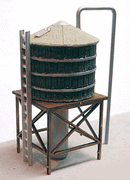 N Scale Architect N 20093 Wood Roof Tank, Making A Scene, Resin & Metal Kit (2)