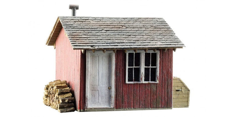 Woodland Scenics WOO4947 Work Shed - Built-&-Ready(R) Landmark Structures(R) -- Assembled - 1 1/4 x 1 1/16 x 1" 3.17 x 2.69 x 2.54cm, N Scale