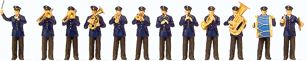 Preiser HO 10600 German Band (12-Pack)