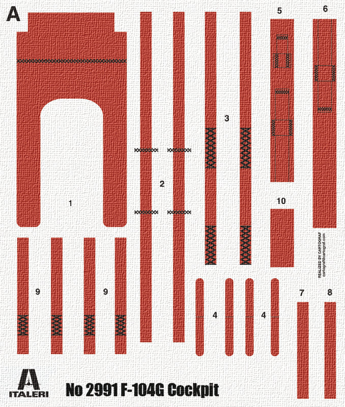 Italeri 2991 - SCALE 1 : 12 F-104 G COCKPIT