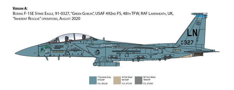 Italeri 2803 - SCALE 1 : 48 F-15E Strike Eagle