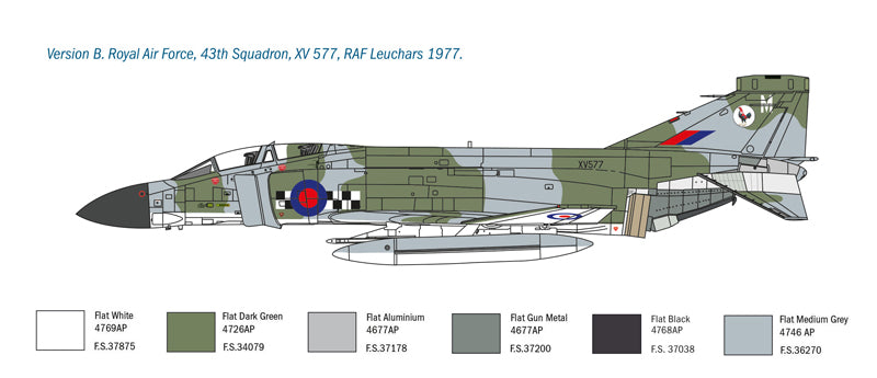 Italeri 1434 - SCALE 1 : 72 F-4M PHANTOM FG.1