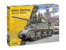 Italeri 6568 M4A1 SHERMAN with U.S. infantry 1:35